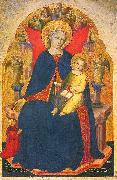 Pietro, Nicolo di Virgin and Child with the Donor Vulciano Belgarzone da Zara oil painting on canvas